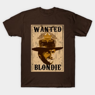 Western Movie Fan Wanted Poster T-Shirt